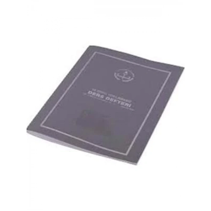 3E Grup - Altınyıldız 10 Ders Plastik Kapak Ders Defteri Yoklamasız