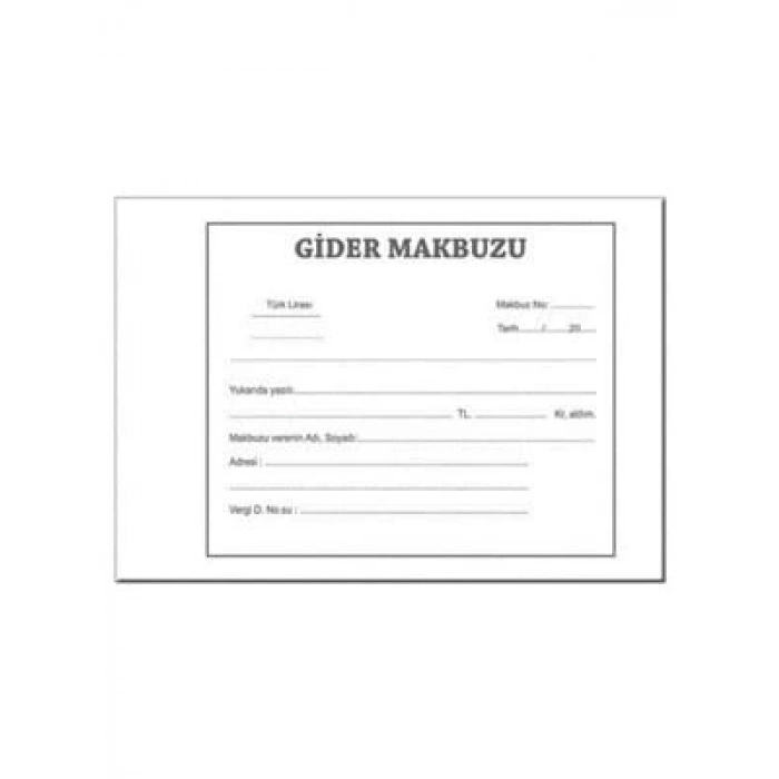 3E Grup - Altınyıldız 14x20 Gider Makbuzu Otokopili