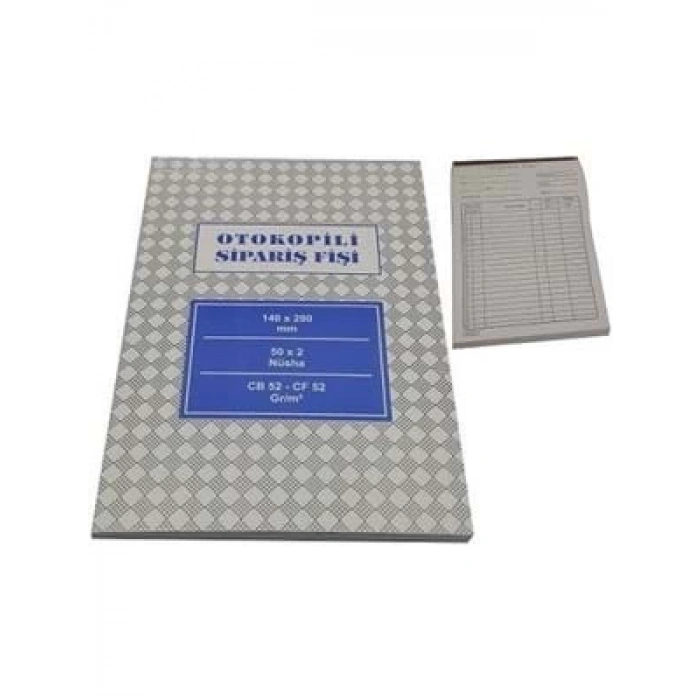 3E Grup - Altınyıldız 14x20 Otokopili Sipariş Fişi 50yp