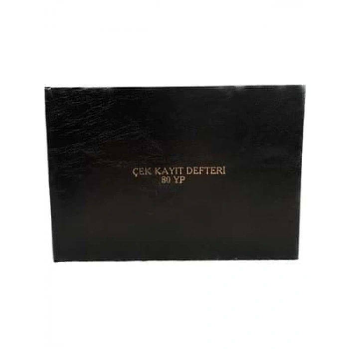 3E Grup - Altınyıldız 17x24 Çek Kayıt Defteri Ciltli 80yp.