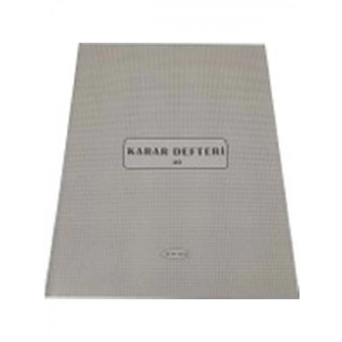 3E Grup - Altınyıldız Yönetim Kurulu Karar Defteri 72yp Ciltli