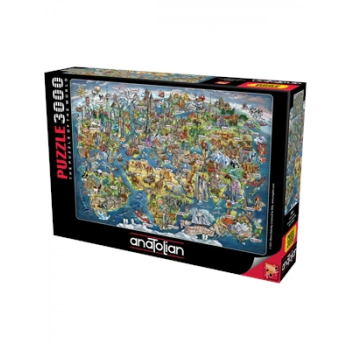 3E Grup - Anatolian 3000 Parça Puzzle 4923
