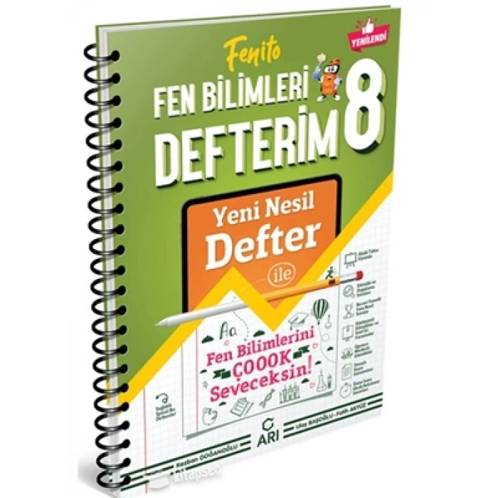 3E Grup - Arı Yay.- 8.sınıf Fen Bilimleri Defterim 2324