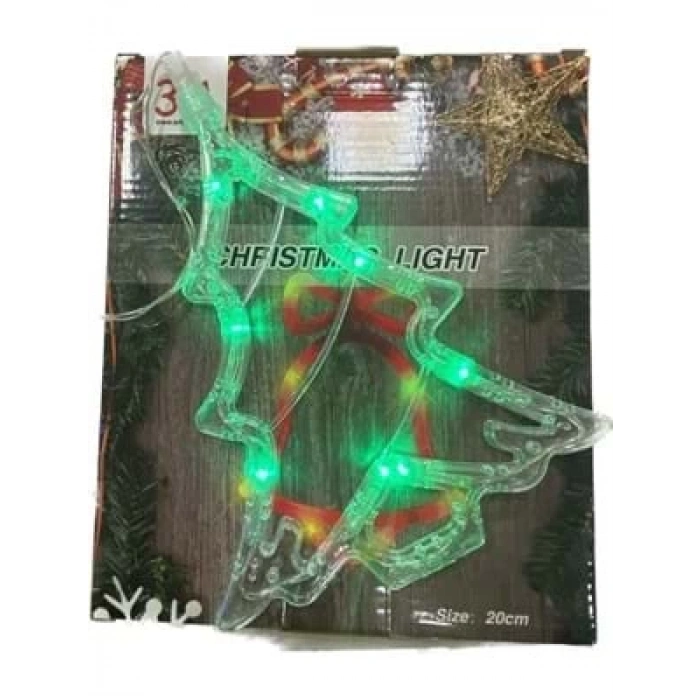 3E Grup - Ark 20 Cm Pilli Yılbaşı Figürlü Led Lamba Lp-06