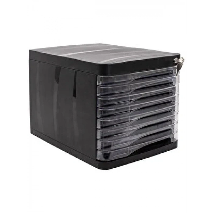 3E Grup - Ark Evrak Rafı 8 Çekmeceli Kilitli 5558