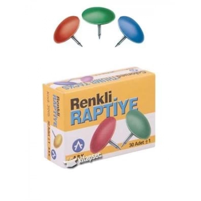 3E Grup - Ark Karışık Renkli Raptiye 3995