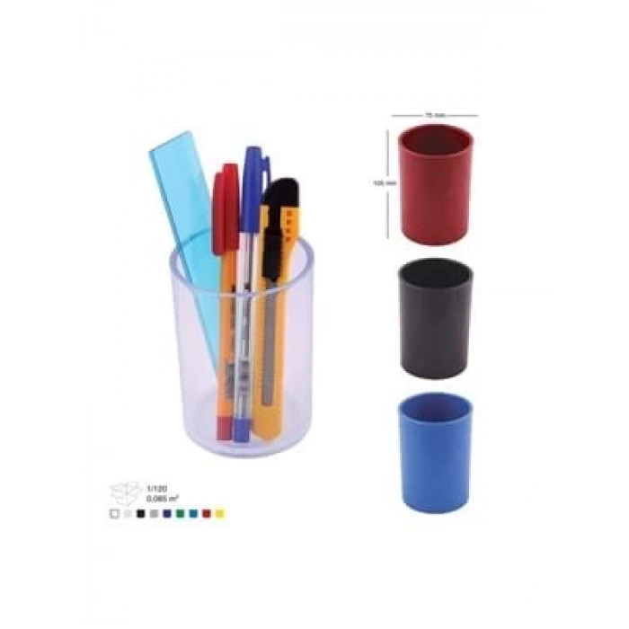 3E Grup - Ark Masa Üstü Kalemlik Plastik 566