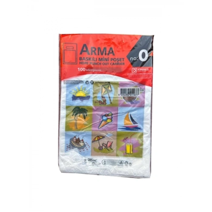 3E Grup - Arma Muh.desen Poşet 20x30 No:0 100 Lü