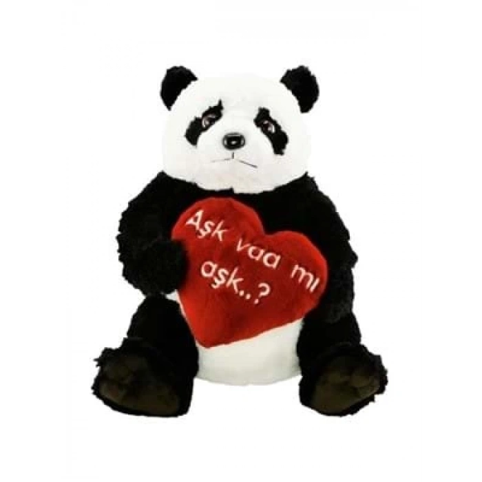3E Grup - Armerya 70 Cm Peluş Panda Ask Var Mı Aşk 4999