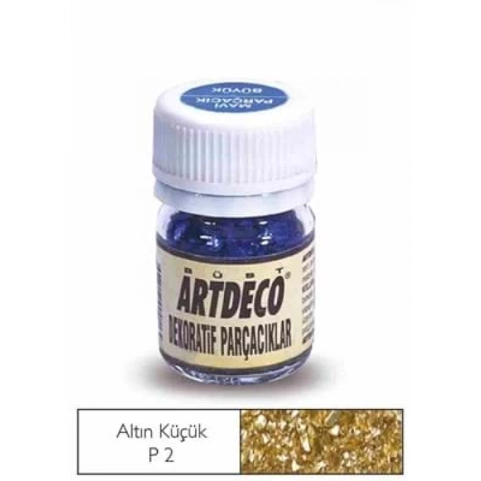 3E Grup - Artdeco 25 Ml Dekoratif Parçacıklar Mavi