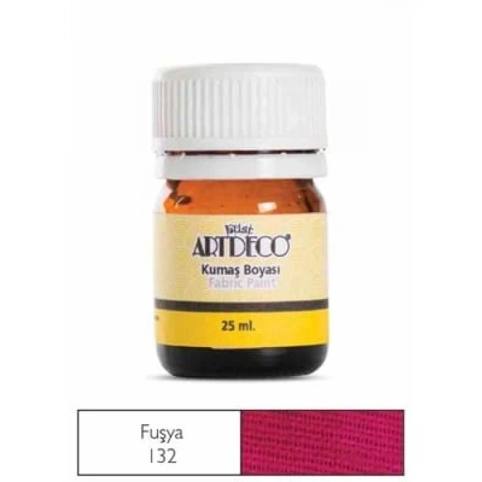 3E Grup - Artdeco 25 Ml Kumaş Boyası Fuşya 10a-132