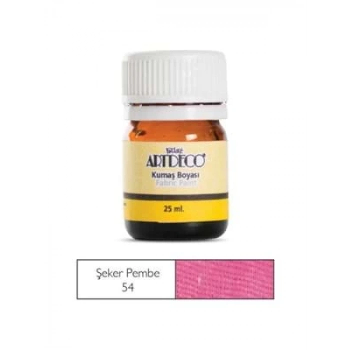 3E Grup - Artdeco 25 Ml Kumaş Boyası Şeker Pembe 10a-54