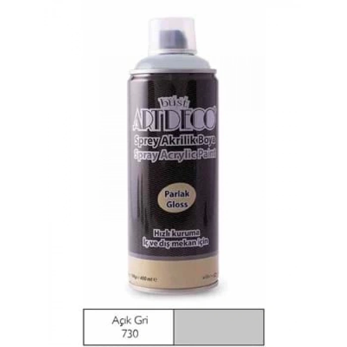 3E Grup - Artdeco 400 Ml Sprey Boya Açık Gri 400-730