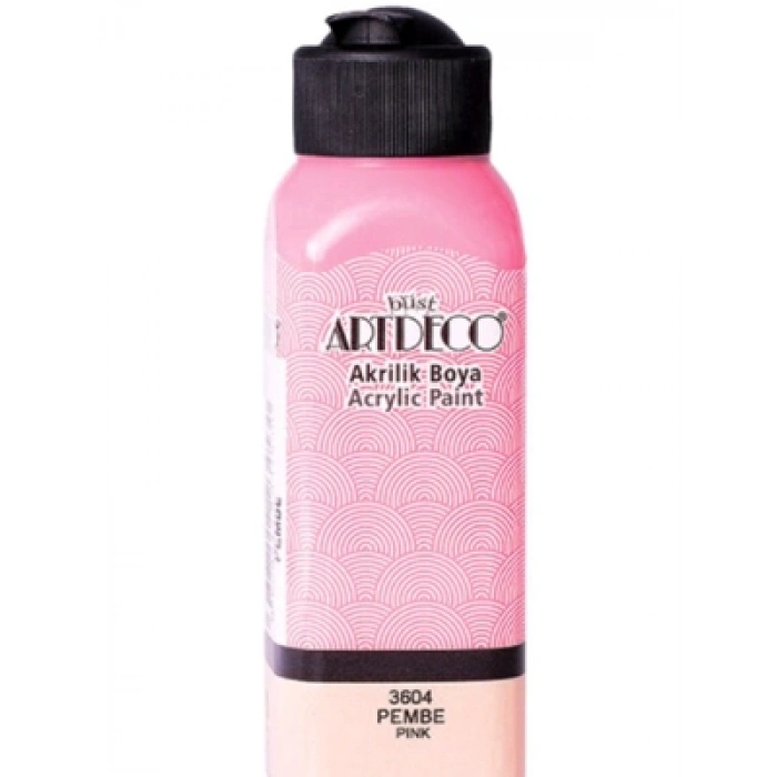 3E Grup - Artdeco 75 Ml Akrilik Boya Pembe 3604
