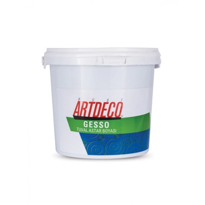 3E Grup - Artdeco Gesso 1000 Ml Tuval Astar Boyası Siyah 85m-938