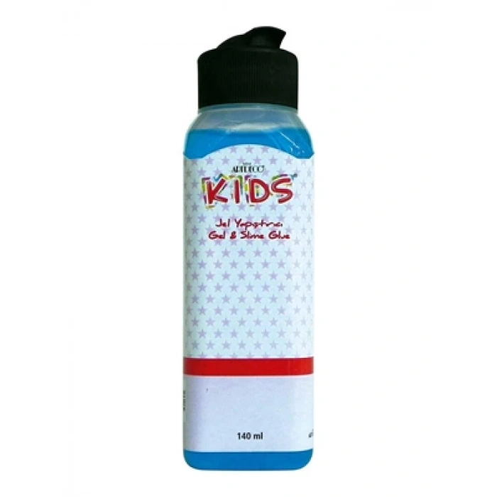 3E Grup - Artdeco Kids 140 Ml Jel ve Slime Yapışkanı Mavi 650r-213