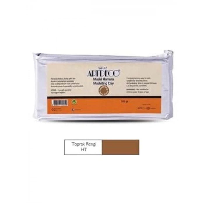 3E Grup - Artdeco Model Hamuru 500 Gr Toprak Rengi Y100-hw