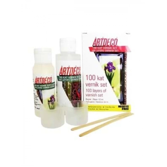 3E Grup - Artdeco Yüz Kat Vernik Seti 053s-1