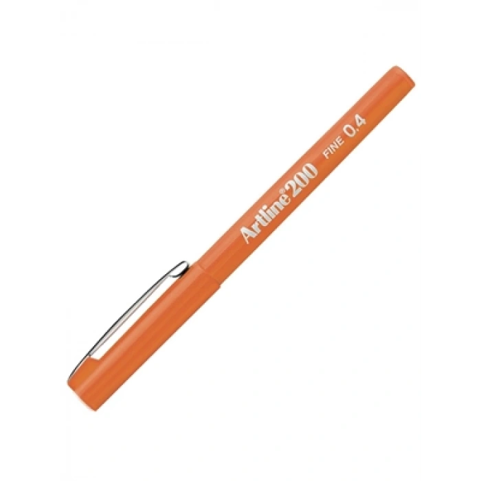 3E Grup - Artline 0.4 Mm Fine Keçe Uçlu Kalem Orange 200n