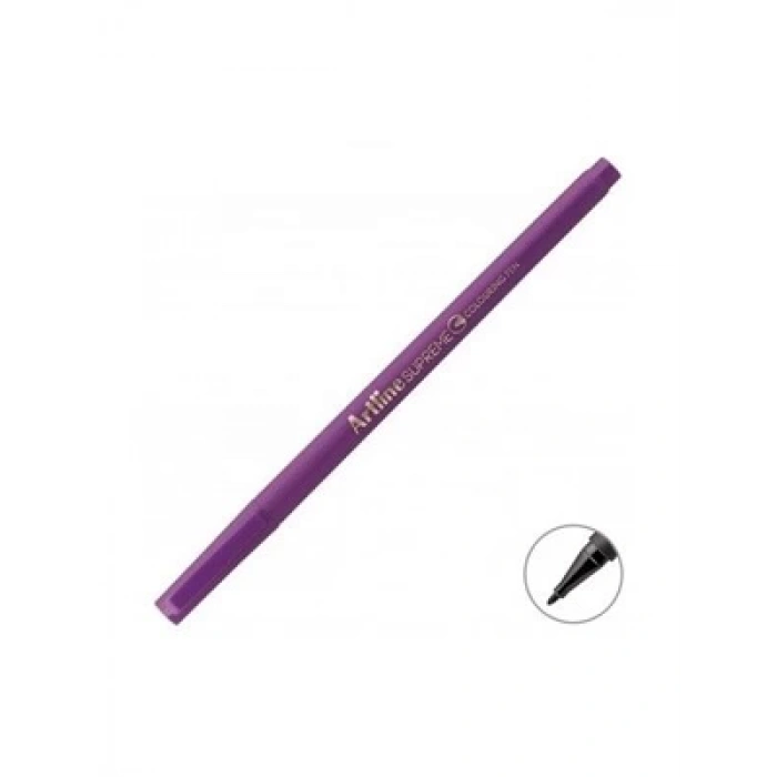 3E Grup - Artline Supreme 0.6 Mm Keçe Uçlu Kalem Purple Epfs-210