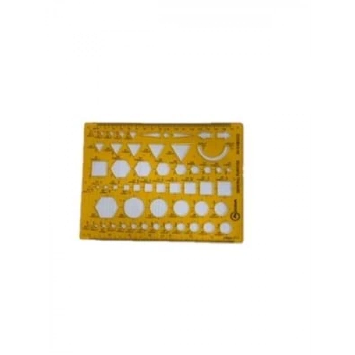 3E Grup - Artscholar Teknik Çizim Geometrik Şekiller Şablonu Gb3433