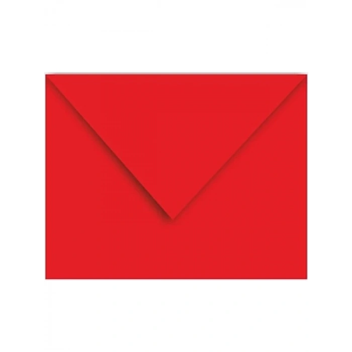 3E Grup - Asil 13x18 Cm 80 Gr Davetiye Zarfı Kırmızı As-5206
