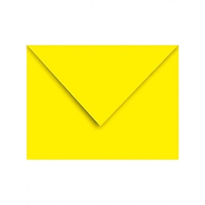 3E Grup - Asil 13x18 Cm 80 Gr Davetiye Zarfı Sarı As-5200