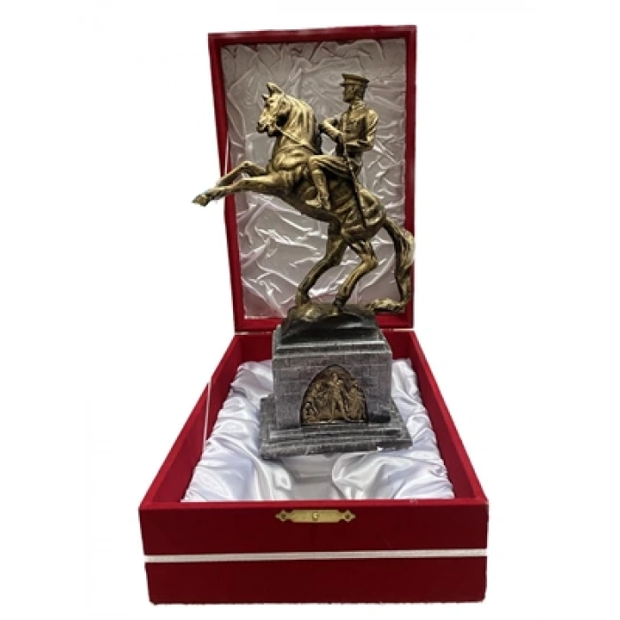 3E Grup - Atatürk Heykeli Büyük Boy Kadife Kutulu