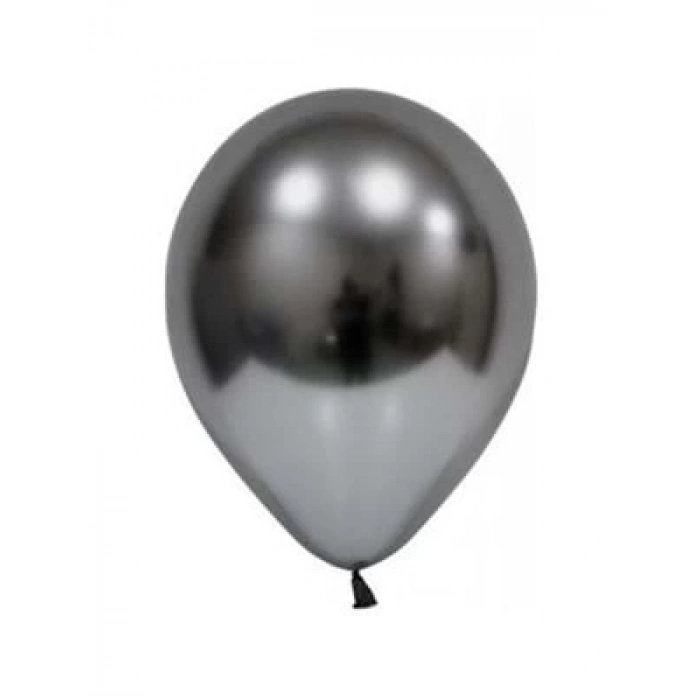 3E Grup - Balonevi 12 Krom Balon 50li Uzay Gri