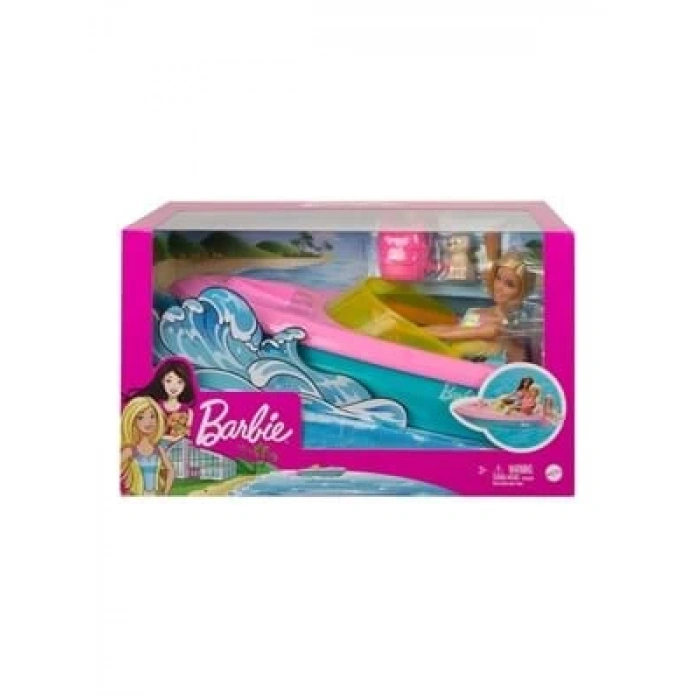 3E Grup - Barbie Bebek ve Teknesi Oyun Seti Grg30