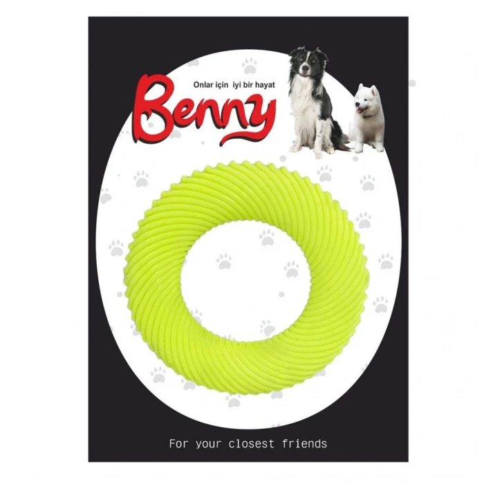 3E Grup - Benny Köpek Oyuncağı Yuvarlak 9,5 cm Çeşitli Renklerde