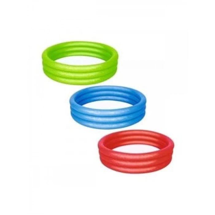 3E Grup - Bestway 122x25 Cm Üç Bölmeli Şişme Havuz 51025