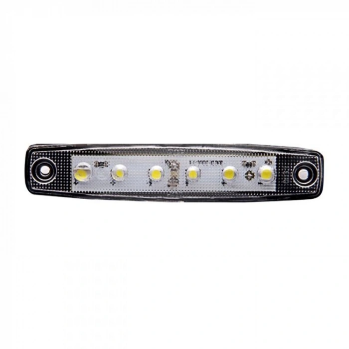 Beyaz Parmak Led Dorse Lamba 6 Ledli 12-24V