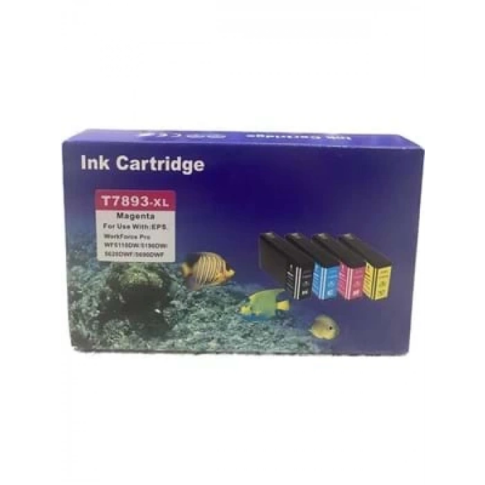 3E Grup - Beyazkutu Epson T7894 C13t789440 Kırmızı Muadil Kartuş