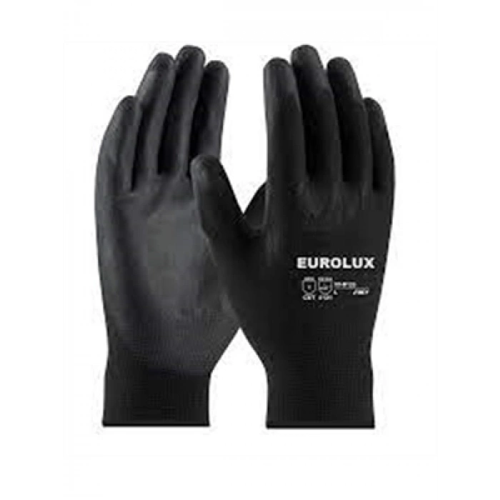 3E Grup - Beybi Nitril Pfn110 9l Beden Örgü Üzeri Köpük Kaplı Siyah Eldiven