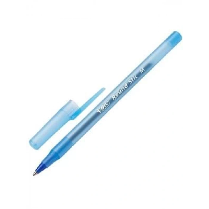 3E Grup - Bic 1.0 Round Stıck Tükenmez Kalem Mavi