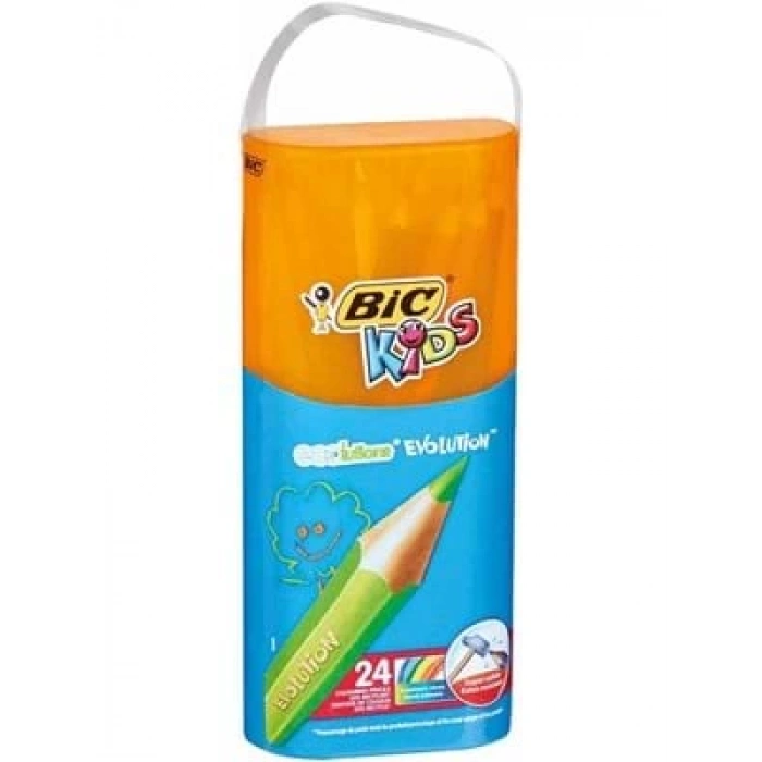 3E Grup - Bic Evolutıon Kuruboya Kalemi 24 Lü Tam Boy Kutulu 922511