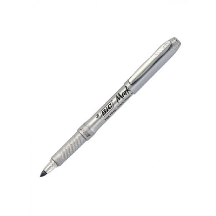3E Grup - Bic Permanent Marker Kalem Sılver 950466