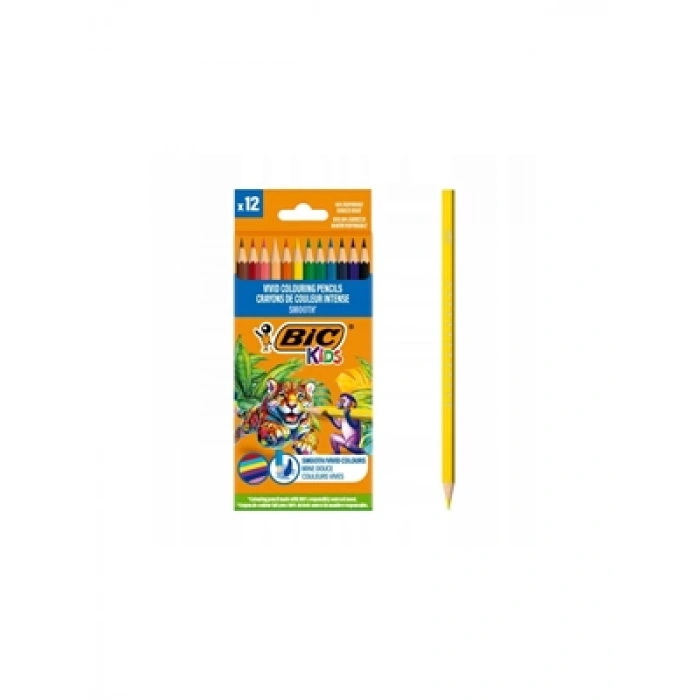 3E Grup - Bic Smooth Kuruboya Kalemi 12 Li Tam Boy 525786