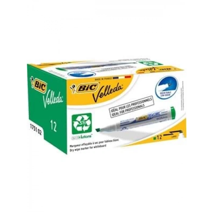 3E Grup - Bic Velleda 1751 Tahta Kalemi Yeşil