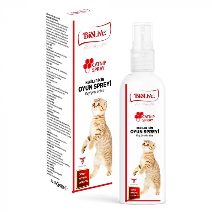 3E Grup - Biolive Catnip Kediler İçin Oyun Spreyi 150ml