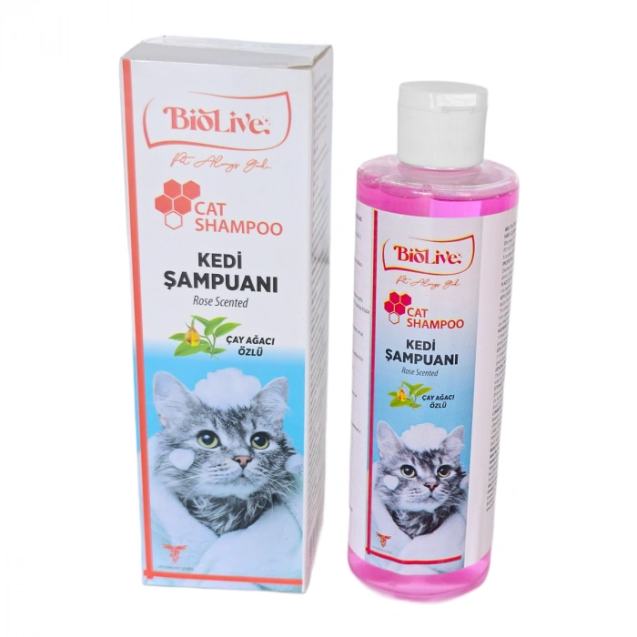 3E Grup - Biolive Çay Ağacı Özlü Kedi Şampuanı 200ml