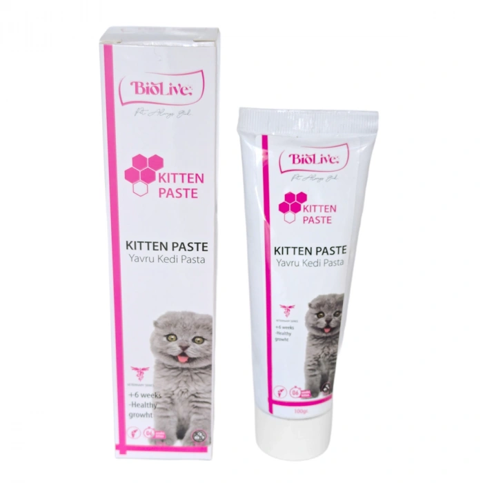 3E Grup - Biolive Kitten Yavru Kediler İçin Malt Vitamin Paste 100gr