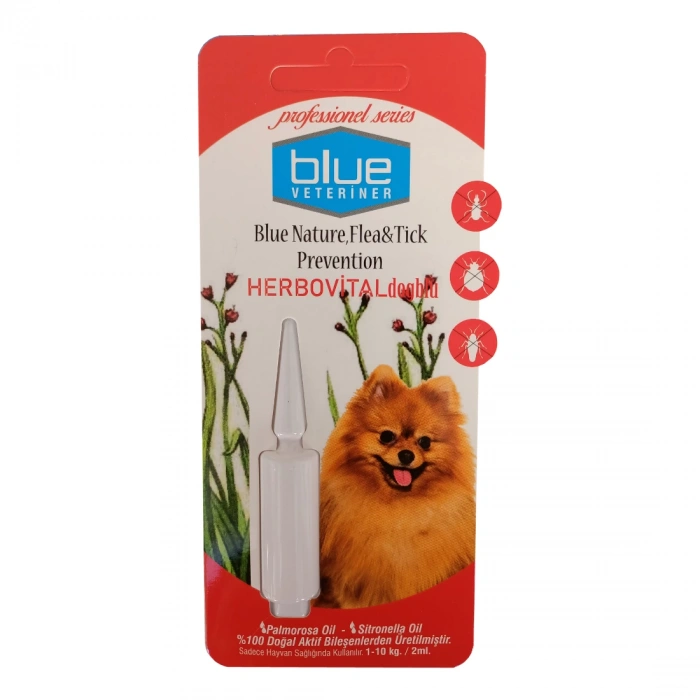 3E Grup - Blue Veteriner Herbiovital Bitkisel Köpek Damlası 2 ml ( 1-10 kg )