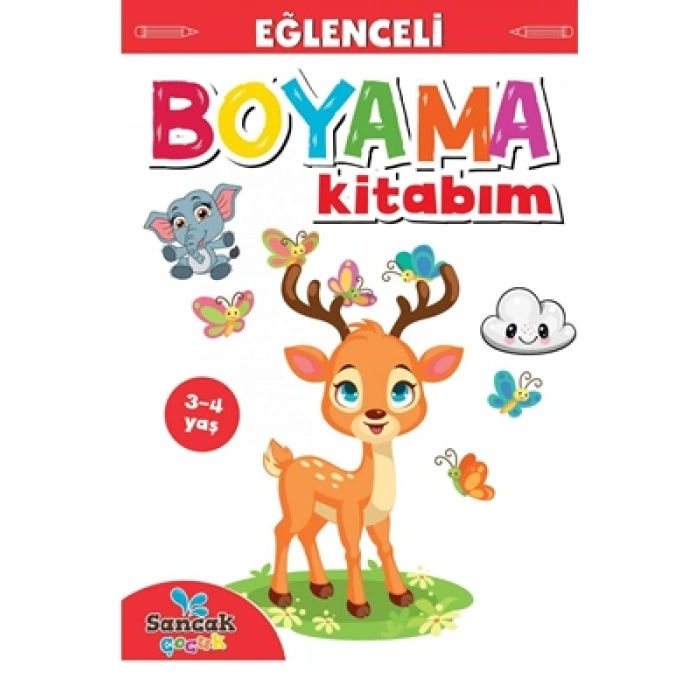 3E Grup - Boyama Zamanı Eğlenceli Boyama Kitabım (3-4 Yaş) - Koloni Kitap