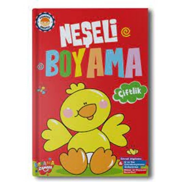 3E Grup - Boyama Zamanı Neşeli Boyama - Çiftlik - Koloni Kitap
