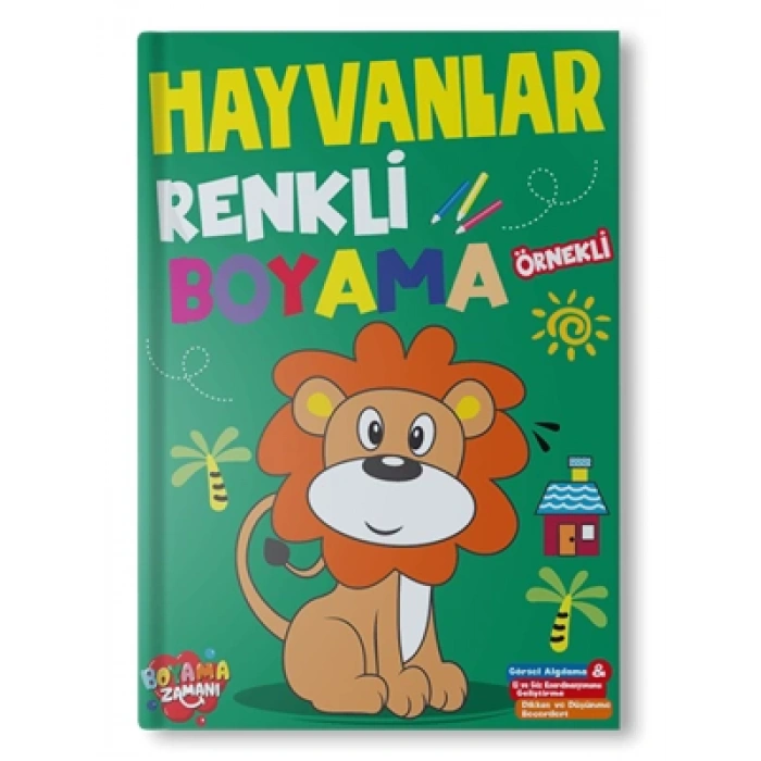 3E Grup - Boyama Zamanı Renkli Boyama - Hayvanlar - Koloni Kitap