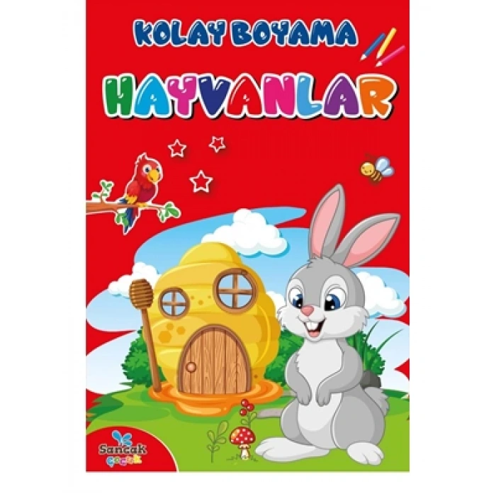 3E Grup - Boyama Zamanı Şirin Boyama - Hayvanlar - Koloni Kitap