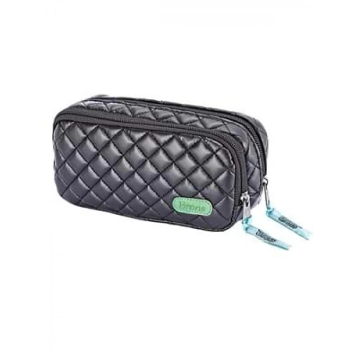 3E Grup - Brons Çift Gözlü Kalem Çantası Br-3125