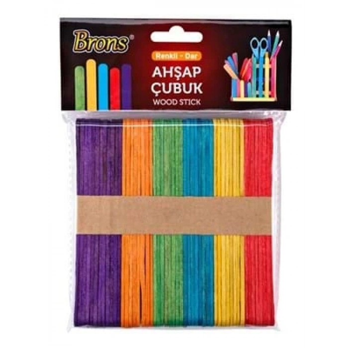3E Grup - Brons Renkli Geniş Ahşap Çubuklar Br-903
